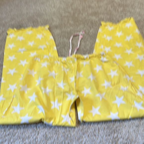 Victoria Secret PINK Yellow Star Pajama /Lounge Pants size Small - Picture 6 of 6